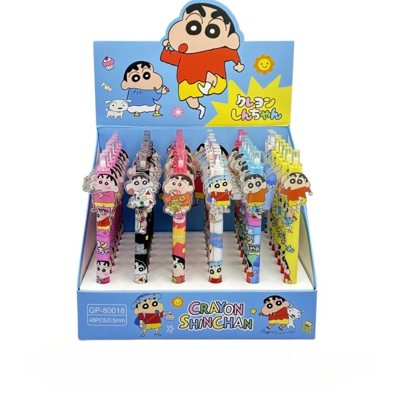 Fountain Pen Ink - Crayon Shin-chan 6/48pcs Point Pen Cartoon