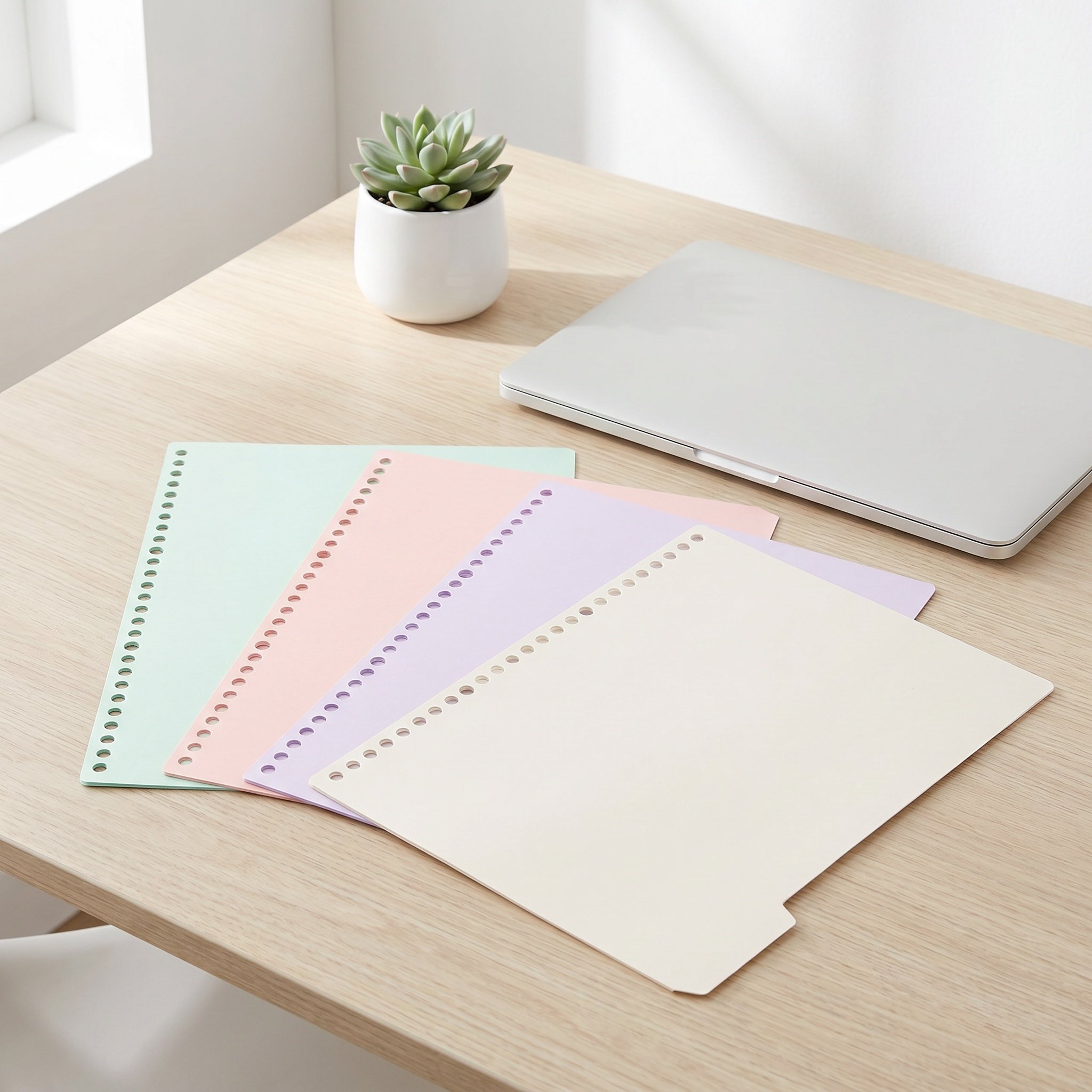 Index Tab Divider - 15Sets Plastic Index Dividers with Writable