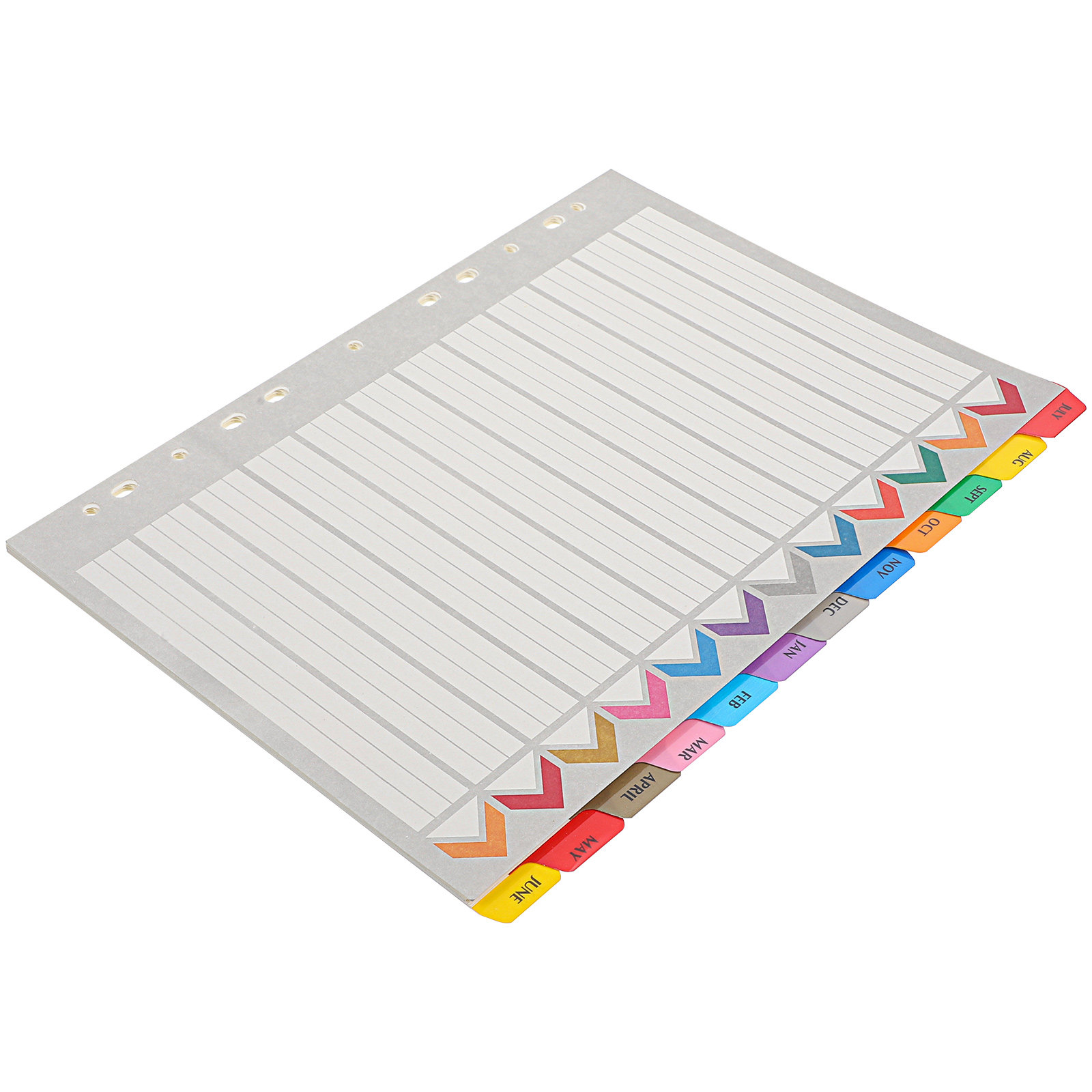 12Sheets Binder Dividers Tabs  - Index Tab Divider recension och pris