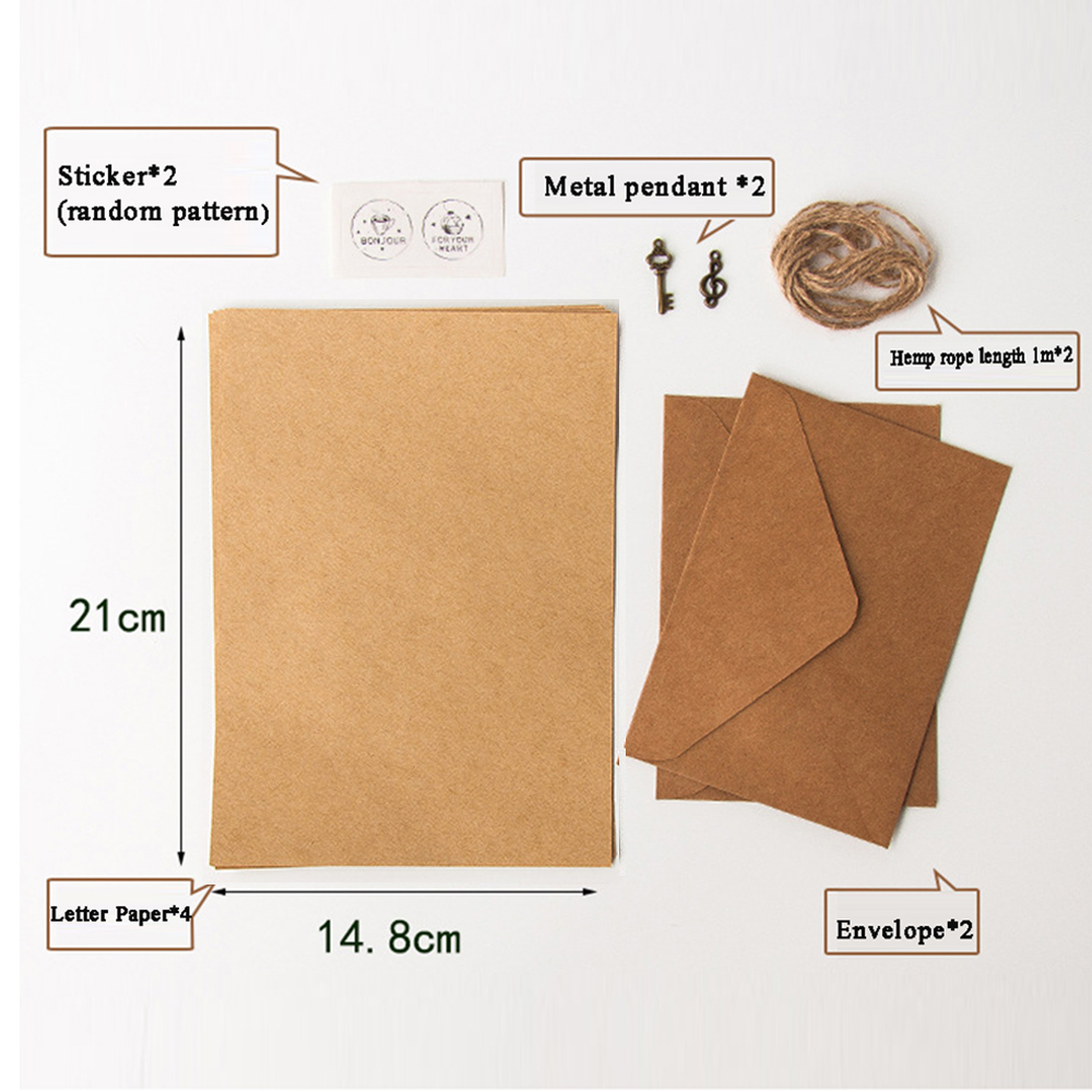 European Style Invitation Enve - Letter Envelope Kraft recension och pris