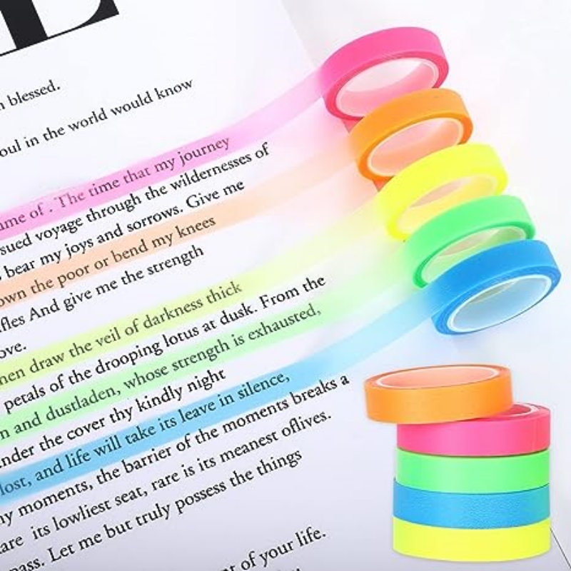 5 Rolls Multicolor Writable St - Correction Tape Roller recension och pris