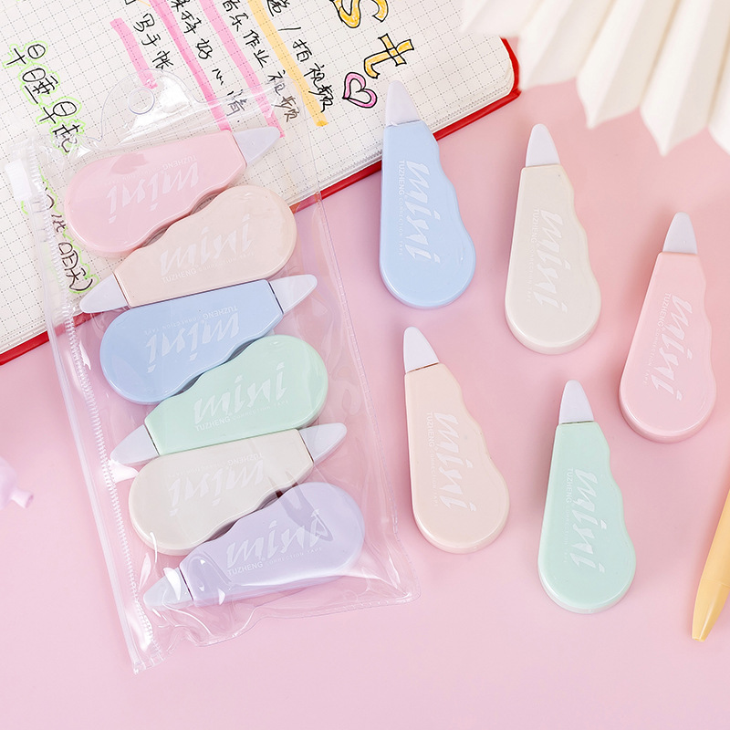 6Pcs/set Cute Macaron Color Co - Correction Tape Roller recension och pris