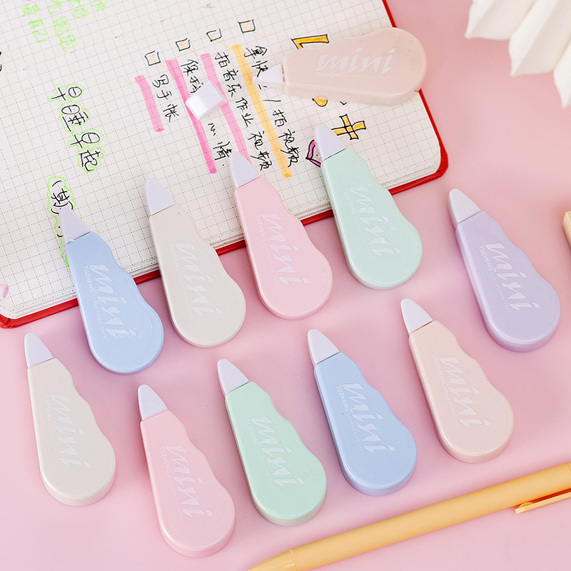6Pcs/set Cute Macaron Color Co - Correction Tape Roller recension och pris