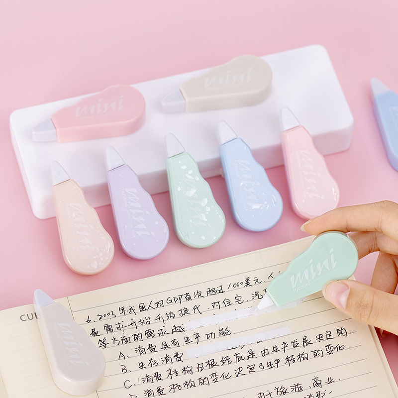 6Pcs/set Cute Macaron Color Co - Correction Tape Roller recension och pris