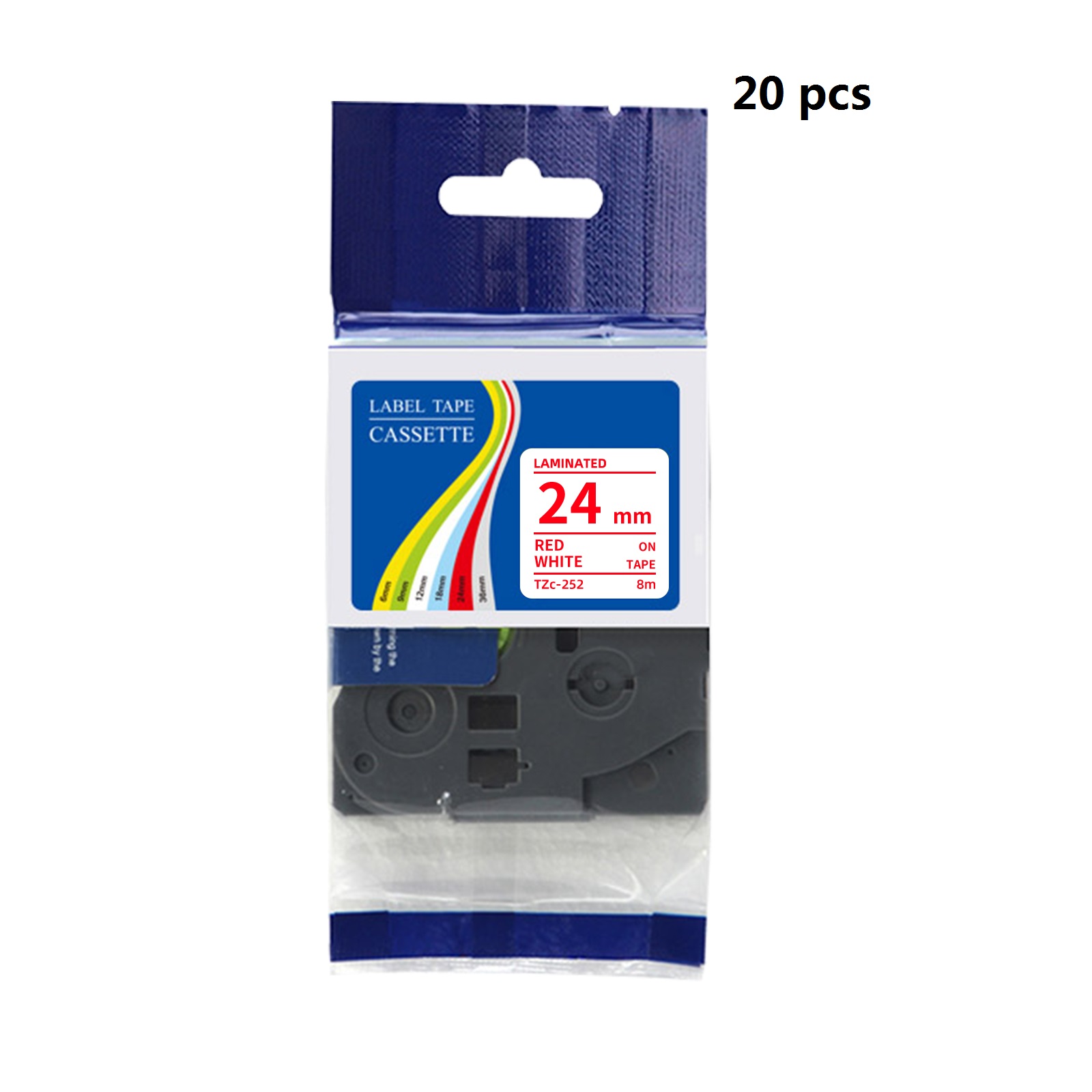 20 pcs pack Compatible Brother - Label Printer Tape recension och pris