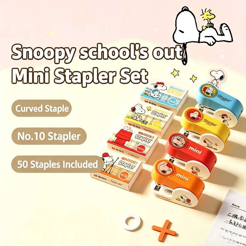 Snoopy Anime Figure Mini Stapl - Office Supply Office Stationery Items recension och pris