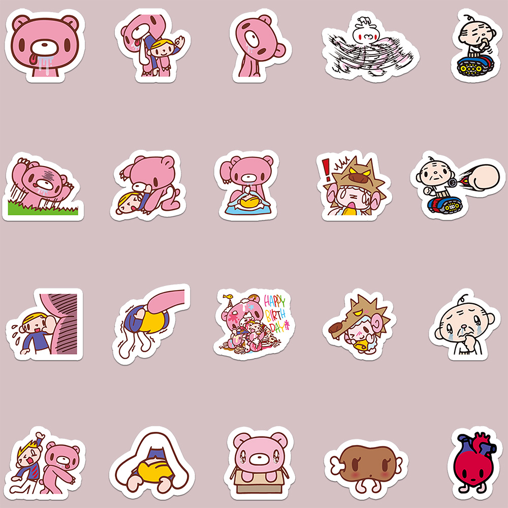 40pcs Cartoon Gloomy Bear & CH - Memo Pad Sticky recension och pris