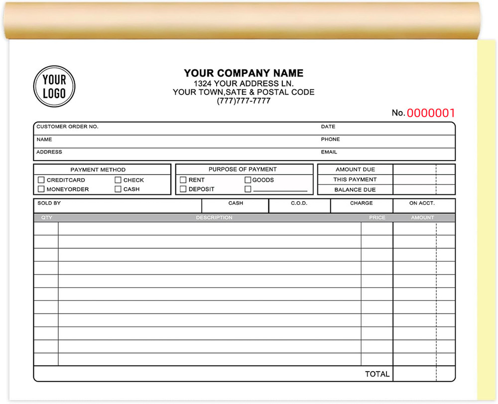 two books can invoice customiz - Carbon Copy Book recension och pris