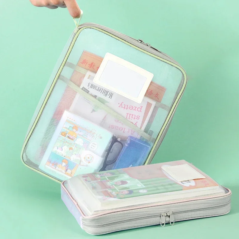 A4 Clear Mesh Zipper Document  - Portfolio Folder Zip recension och pris