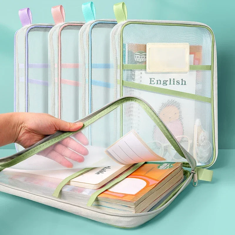 A4 Clear Mesh Zipper Document  - Portfolio Folder Zip recension och pris