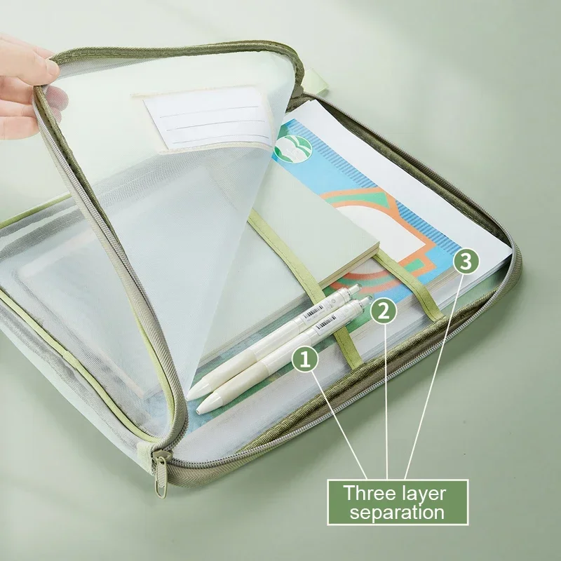 A4 Clear Mesh Zipper Document  - Portfolio Folder Zip recension och pris