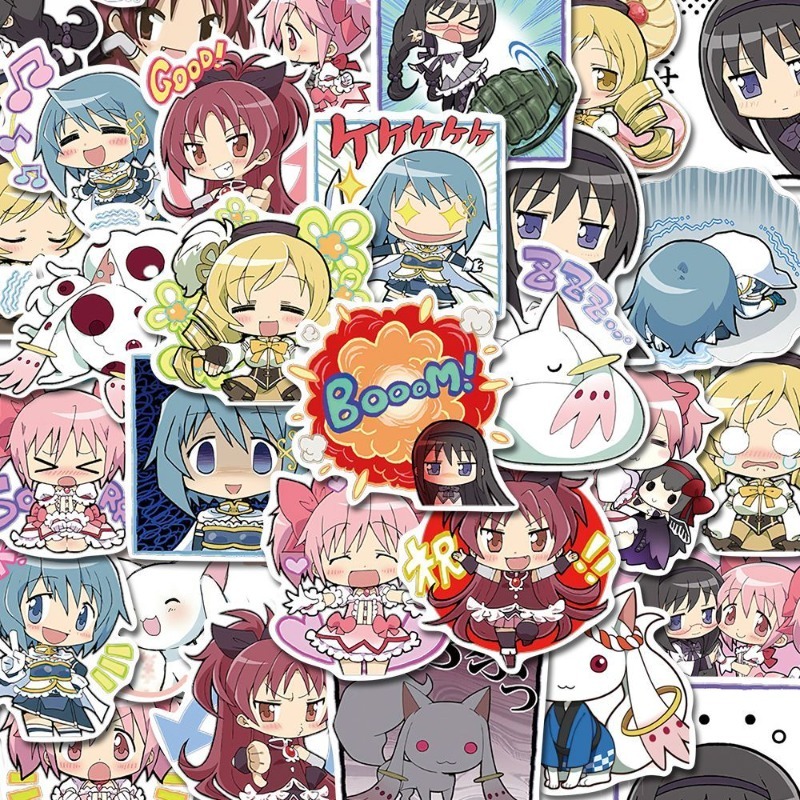 48 PCS Cartoon Puella Magi Mad - Memo Pad Sticky recension och pris