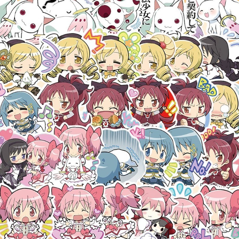 48 PCS Cartoon Puella Magi Mad - Memo Pad Sticky recension och pris
