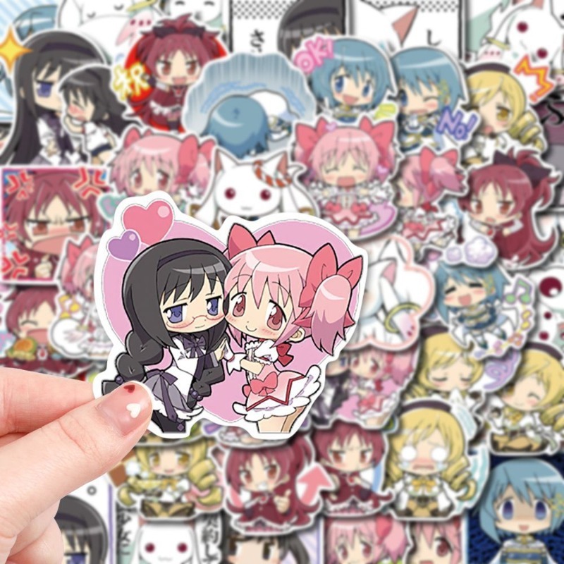 48 PCS Cartoon Puella Magi Mad - Memo Pad Sticky recension och pris
