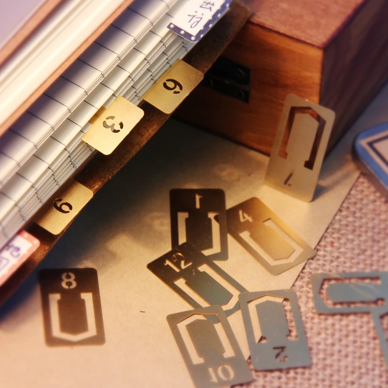 12 Pcs/lot Vintage Copper Book - Stationery And Office Supply Stores recension och pris