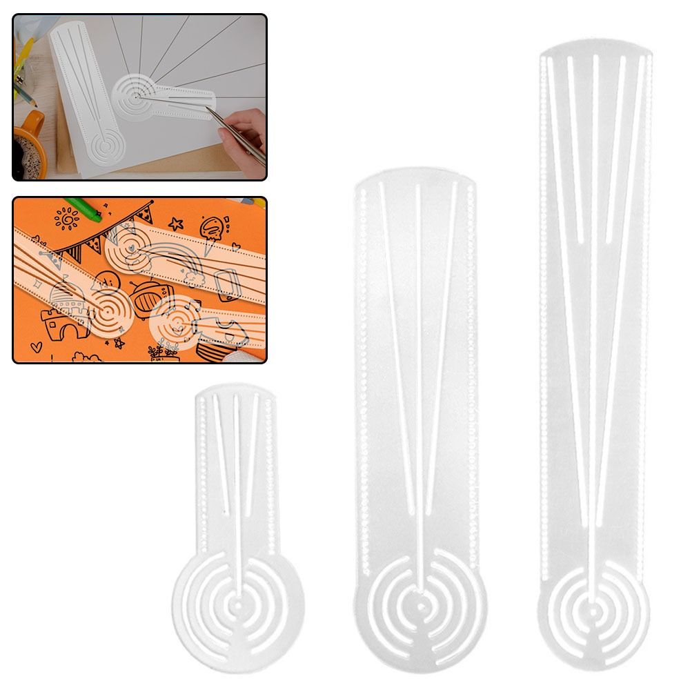 High Quality Multifunctional M - Ruler Set Transparent recension och pris