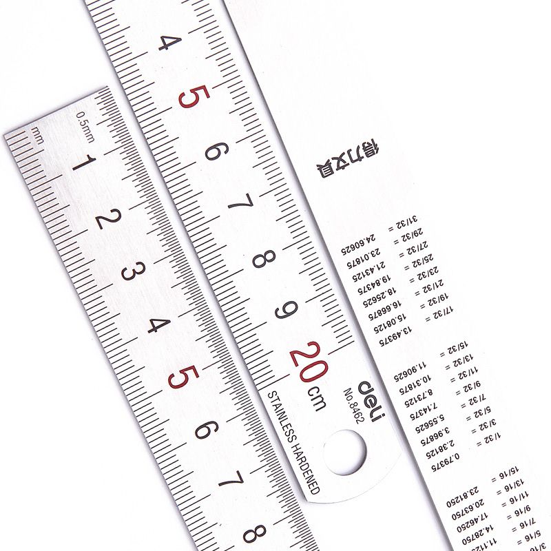 Deli 20cm Stainless Steel Meta - Stationery And Office Supply Stores recension och pris