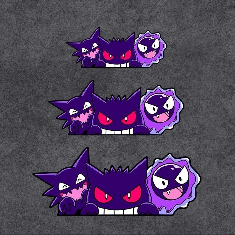 Cute Pokemon Gengar Anime Car  - Memo Pad Sticky recension och pris