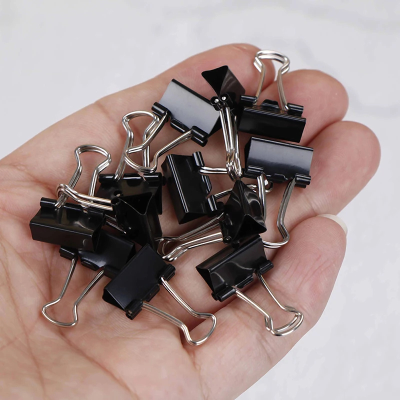 10-20pcs Paper Clip 19/25mm Fo - Binder Clip Assorted recension och pris