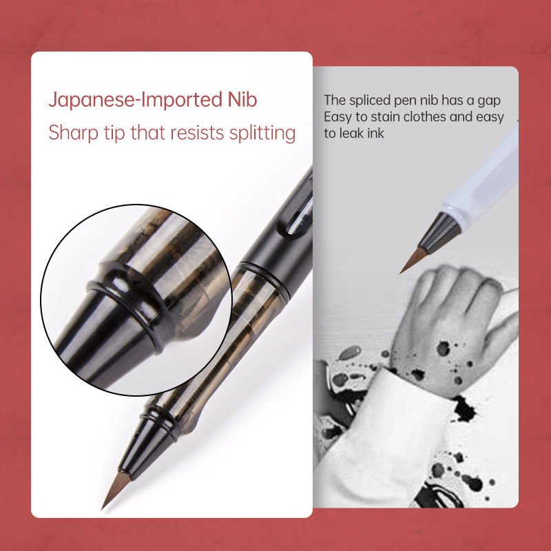 Fountain Brush Pen Set with 50 - Fountain Pen Ink recension och pris
