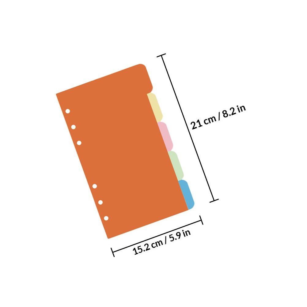 30Pcs Plastic Tab Dividers Col - Index Tab Divider recension och pris