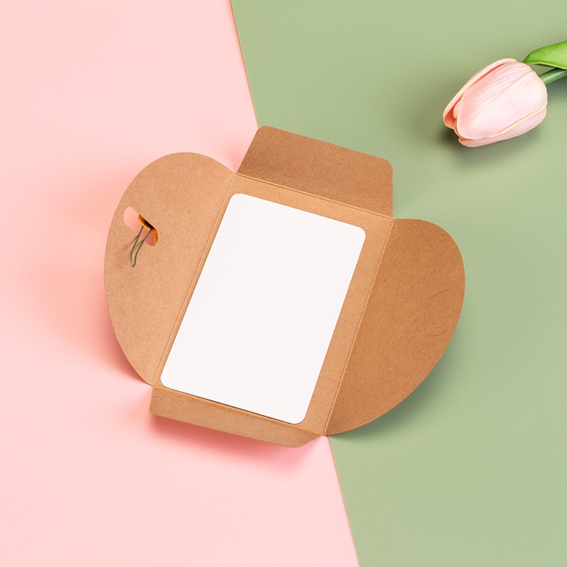10Pcs Gold Foil Heart Kraft Pa - Letter Envelope Kraft recension och pris