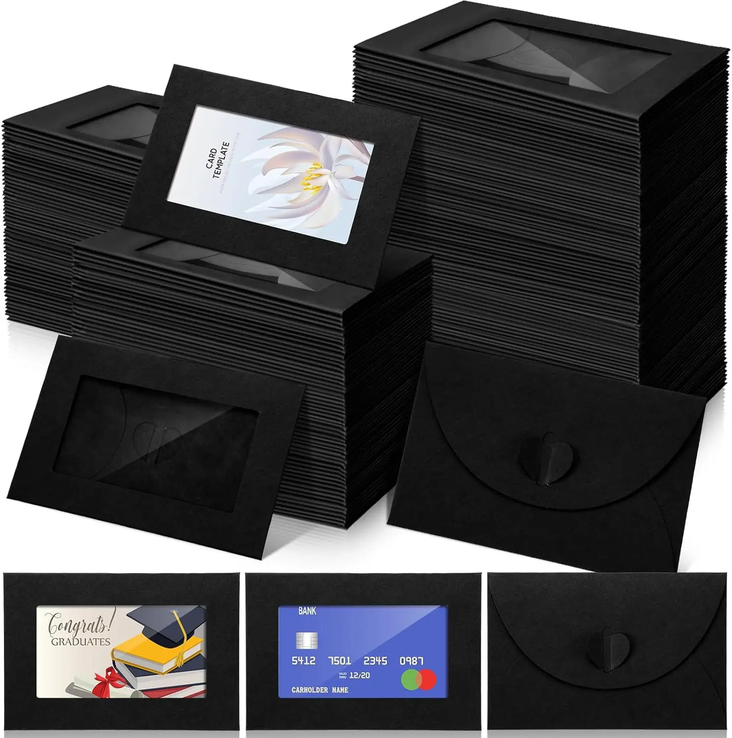 50pcs/lot 10.5X7cm Envelope Po - Letter Envelope Kraft recension och pris