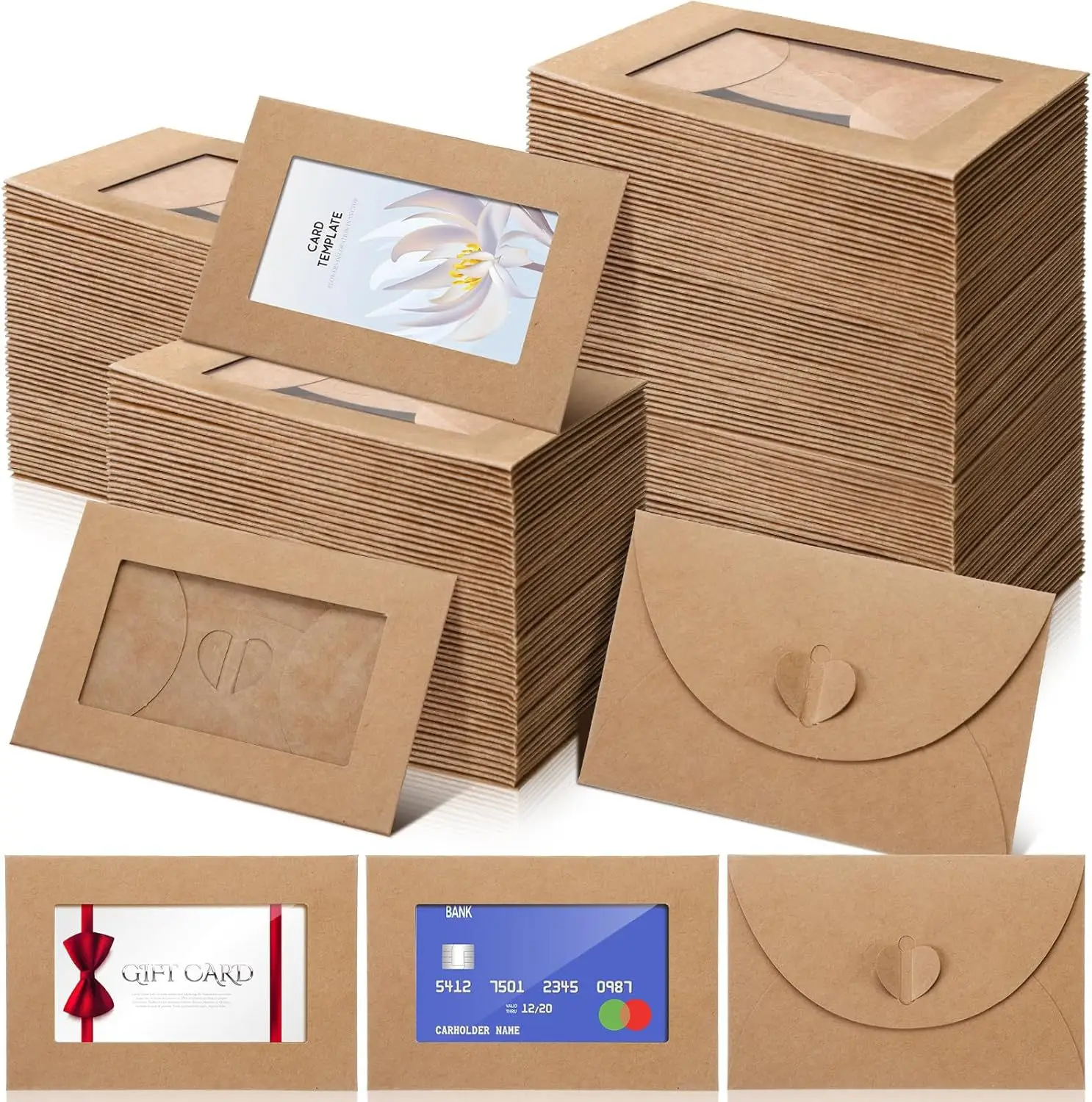 50pcs/lot 10.5X7cm Envelope Po - Letter Envelope Kraft recension och pris