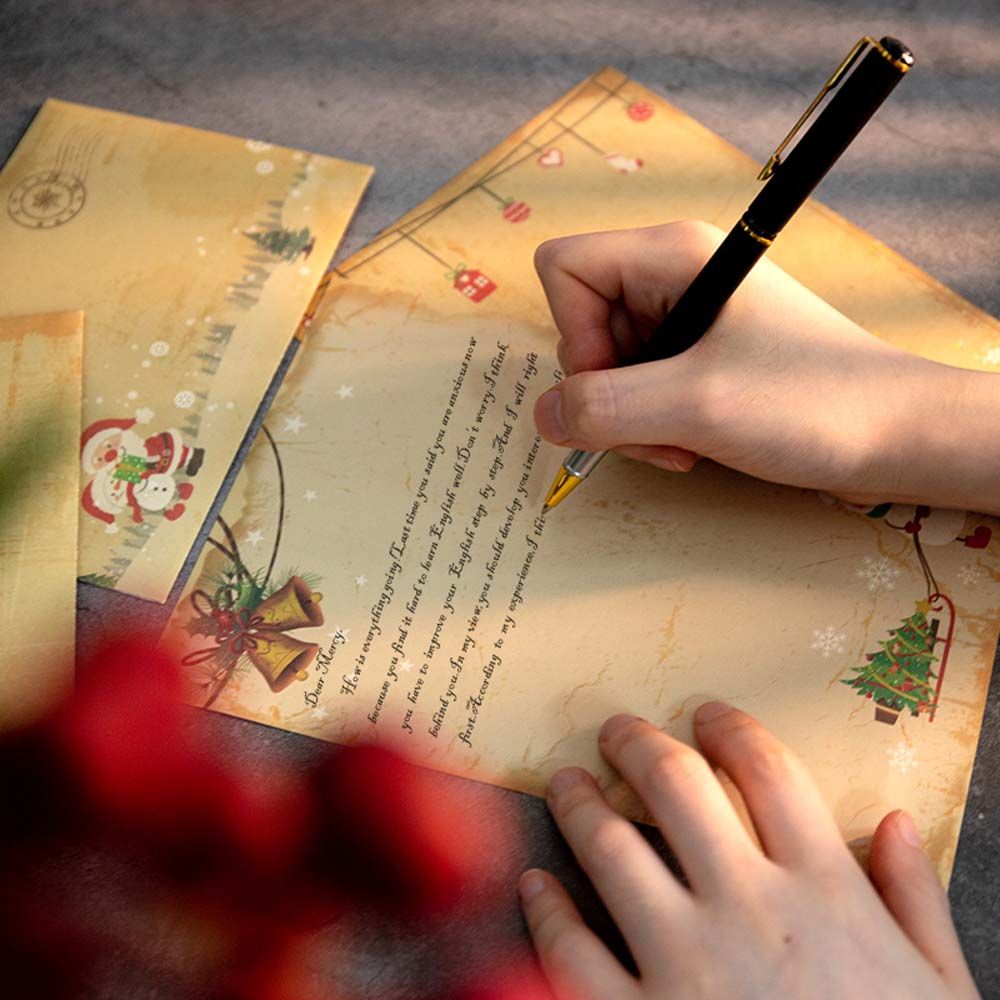DIY Vintage Santa Claus Gift I - Letter Envelope Kraft recension och pris