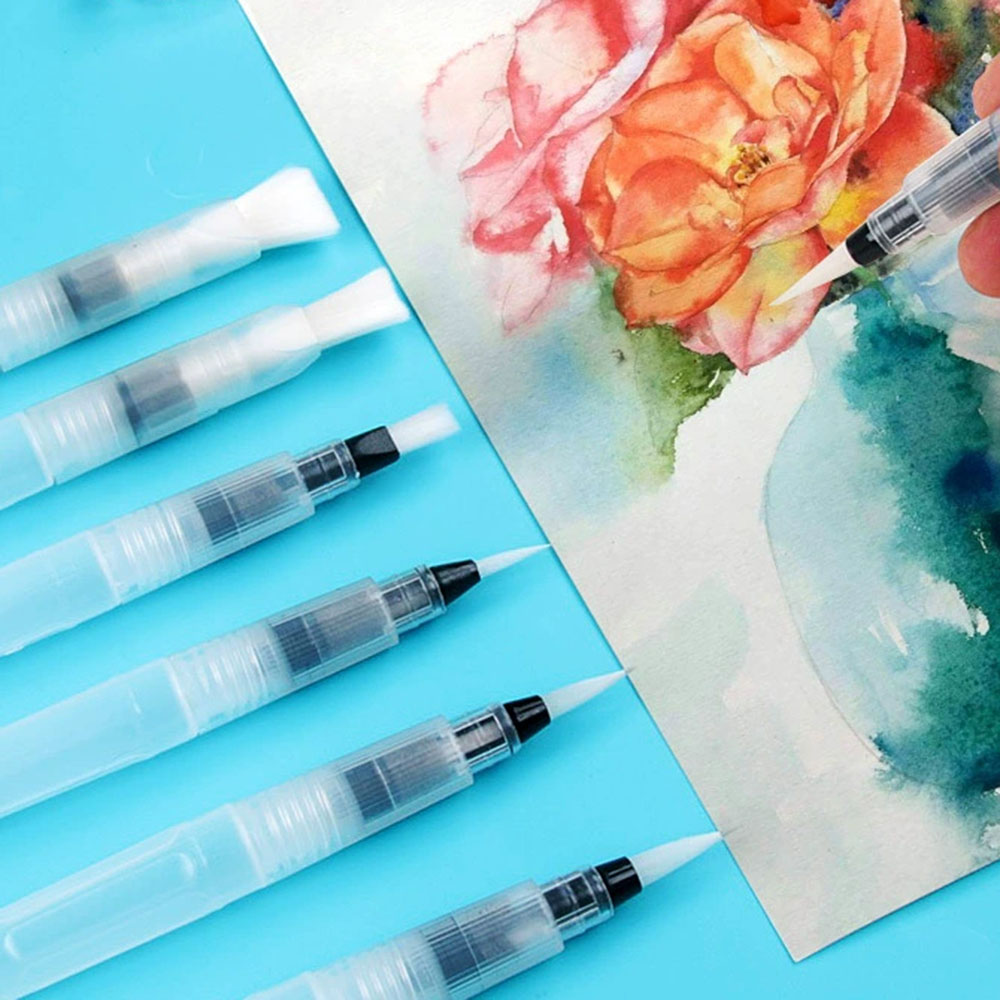 6Pcs/set Refillable Water Brus - Fountain Pen Ink recension och pris