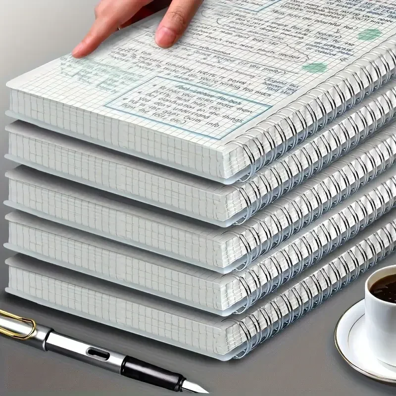 A5 Grid Spiral Notebook 160 Pa - Graph Paper Pad recension och pris