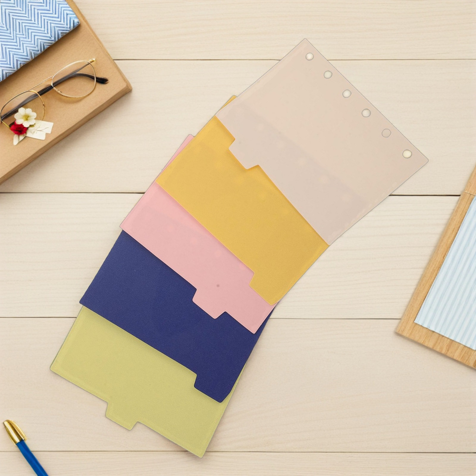 5Pcs Mini Binder Index Divider - Index Tab Divider recension och pris