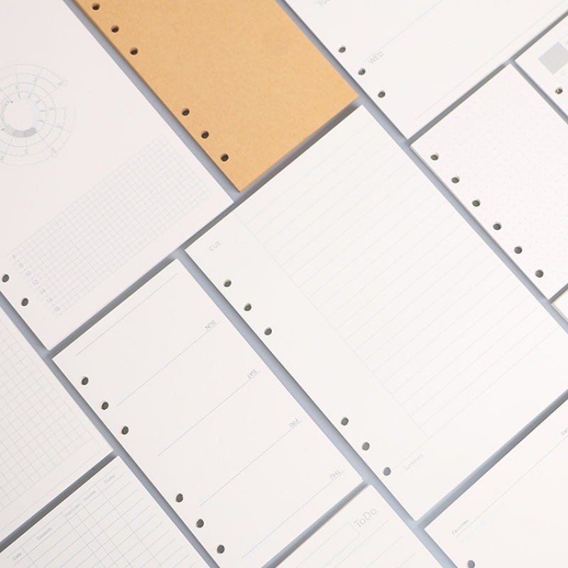 A5 A6 A7 Loose Leaf Notebook R - Notebook Dotted A5 recension och pris