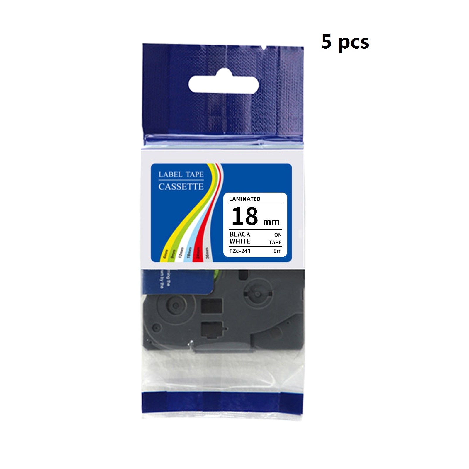 5 Pcs Compatible Brother TZe L - Label Printer Tape recension och pris