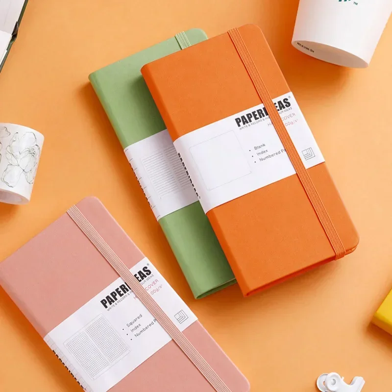 Travel Notebook Numbered Hard  - Notebook Dotted A5 recension och pris