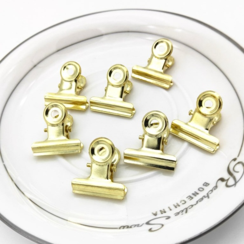 20PCS/Set 21mm*23mm Round Meta - Binder Clip Assorted recension och pris