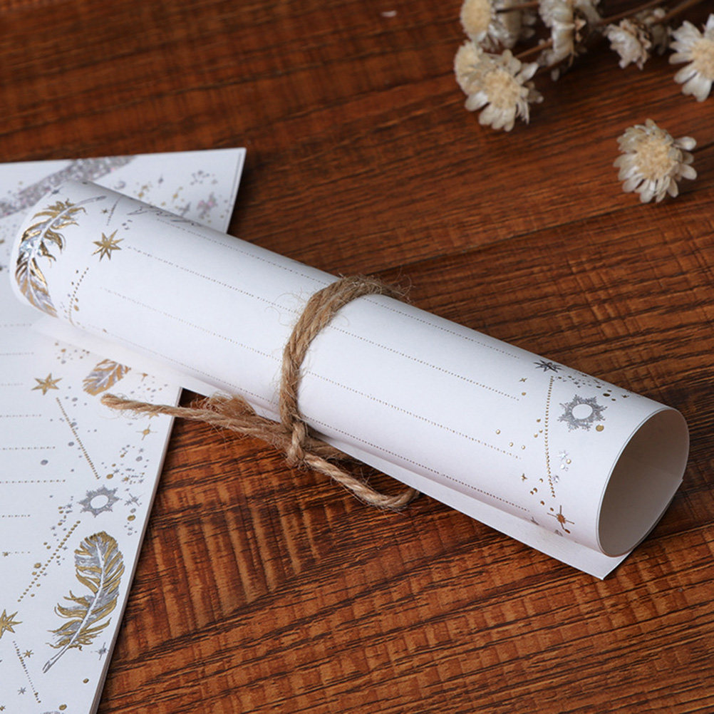 1Set Invitation Letter Paper S - Letter Envelope Kraft recension och pris