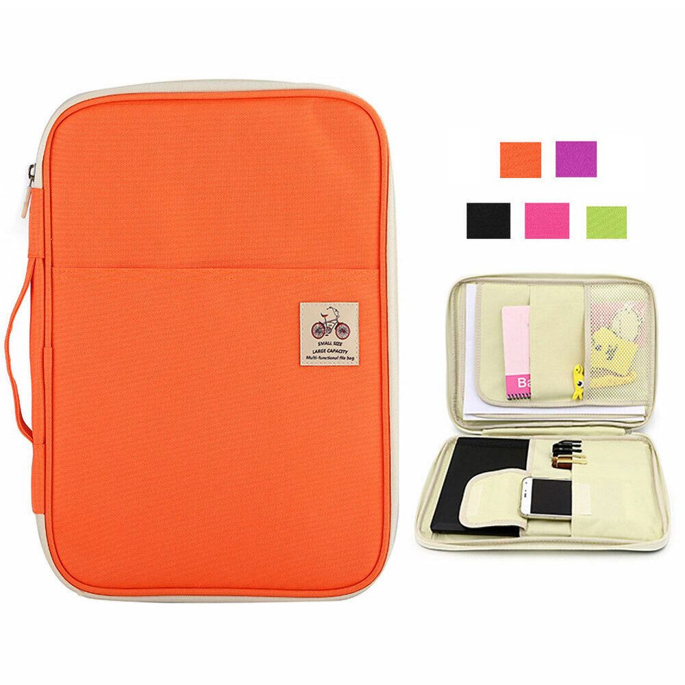 Travel Zipped File Organizer D - Portfolio Folder Zip recension och pris