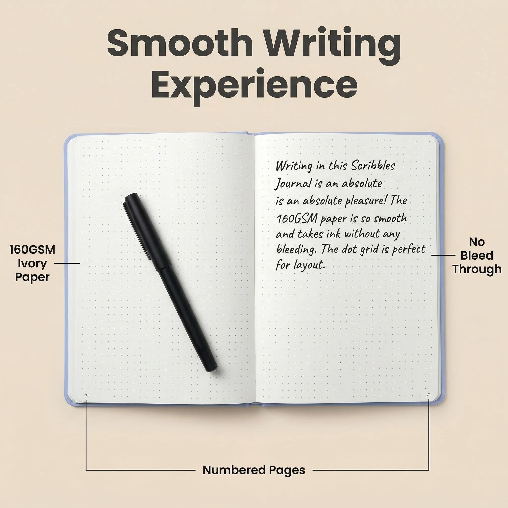 A5 Dot Grid Journal Notebook P - Notebook Dotted A5 recension och pris