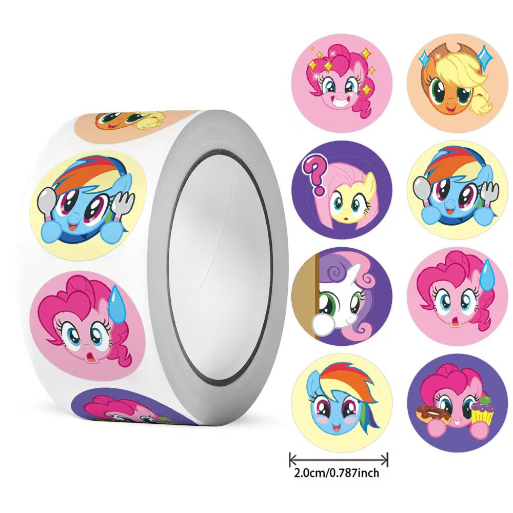 500Pcs My Little Pony Round St - Label Printer Tape recension och pris