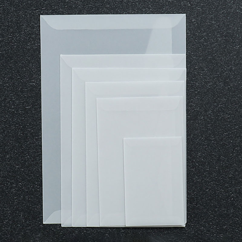 50pcs Translucent Blank Envelo - Letter Envelope Kraft recension och pris