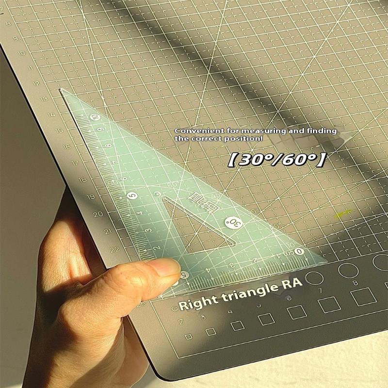 4PCS/Set Transparent Measuring - Ruler Set Transparent recension och pris