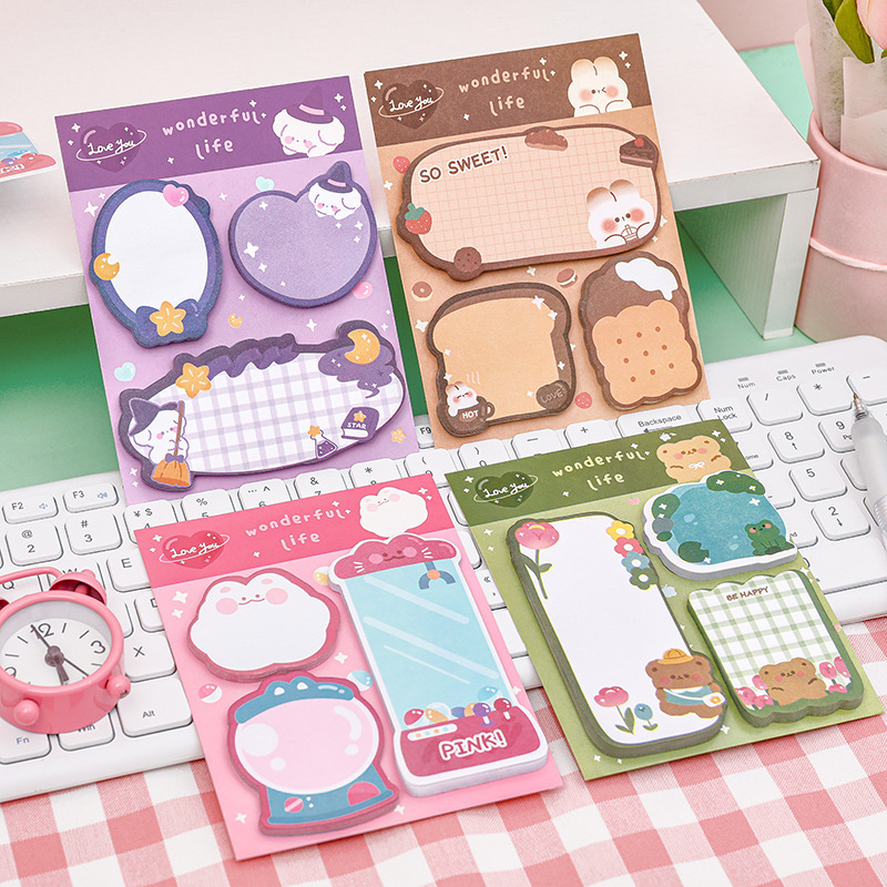 1 Piece Cartoon Adhesive Cute  - Office Supply Office Stationery Items recension och pris