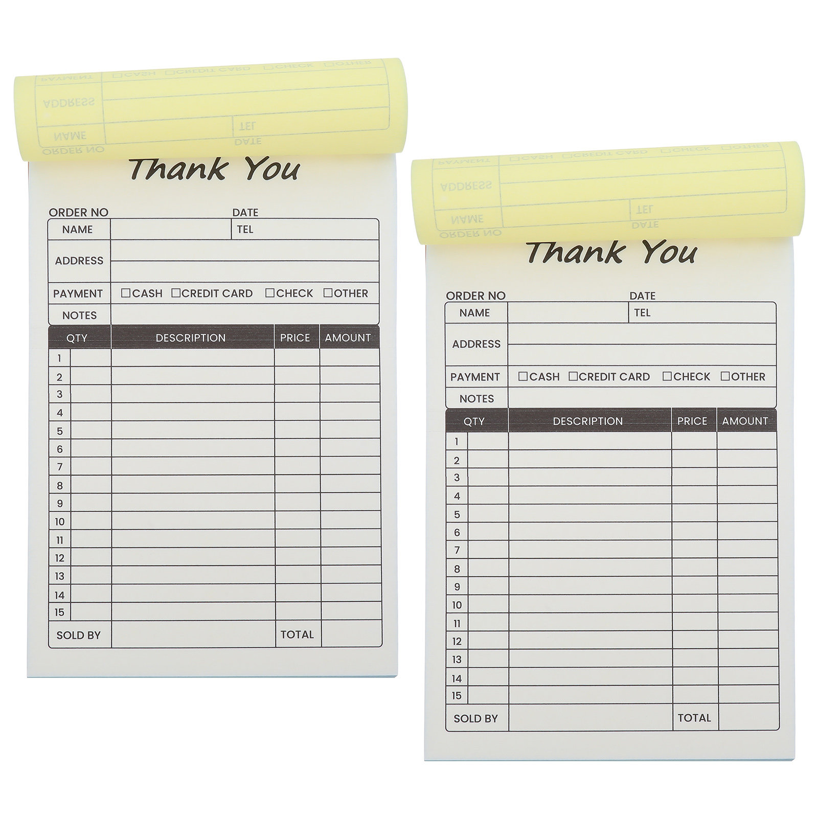 2Pcs Carbon Copy Receipt Book  - Carbon Copy Book recension och pris