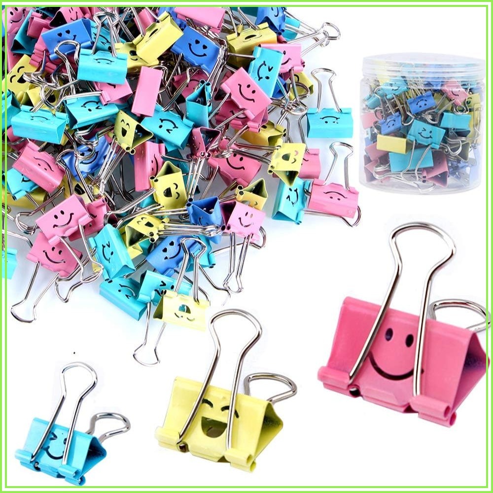 80Pcs Assorted Binder Clips, C - Binder Clip Assorted recension och pris