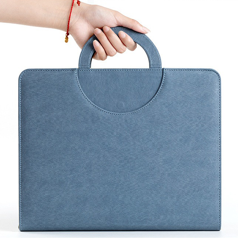 Multifunctional A4 PU Leather  - Binder Clip Assorted recension och pris