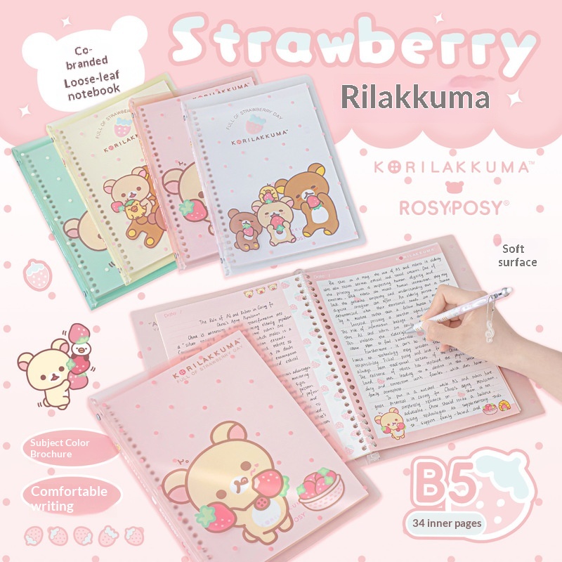 Rosyposy Korilakkuma Strawberr - Graph Paper Pad recension och pris