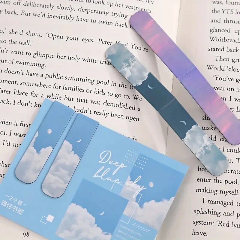 2Pcs/Set Bookmarks Beautiful N - Paperclip Magnetic Set recension och pris