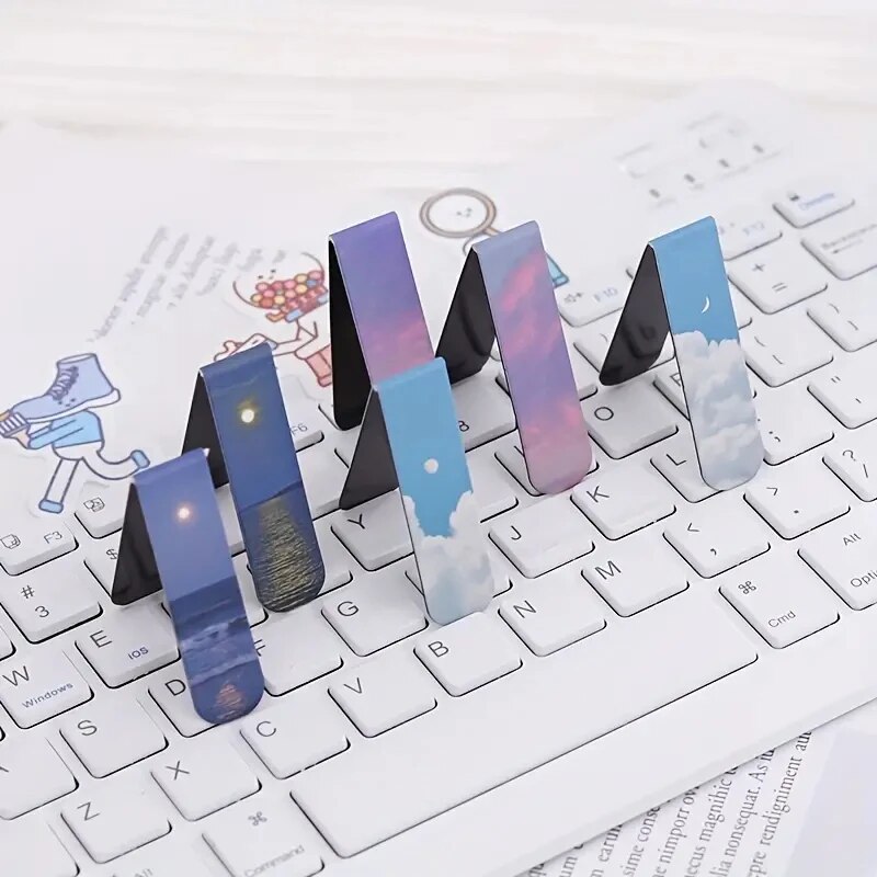 2Pcs/Set Fantasy Clouds Bookma - Paperclip Magnetic Set recension och pris