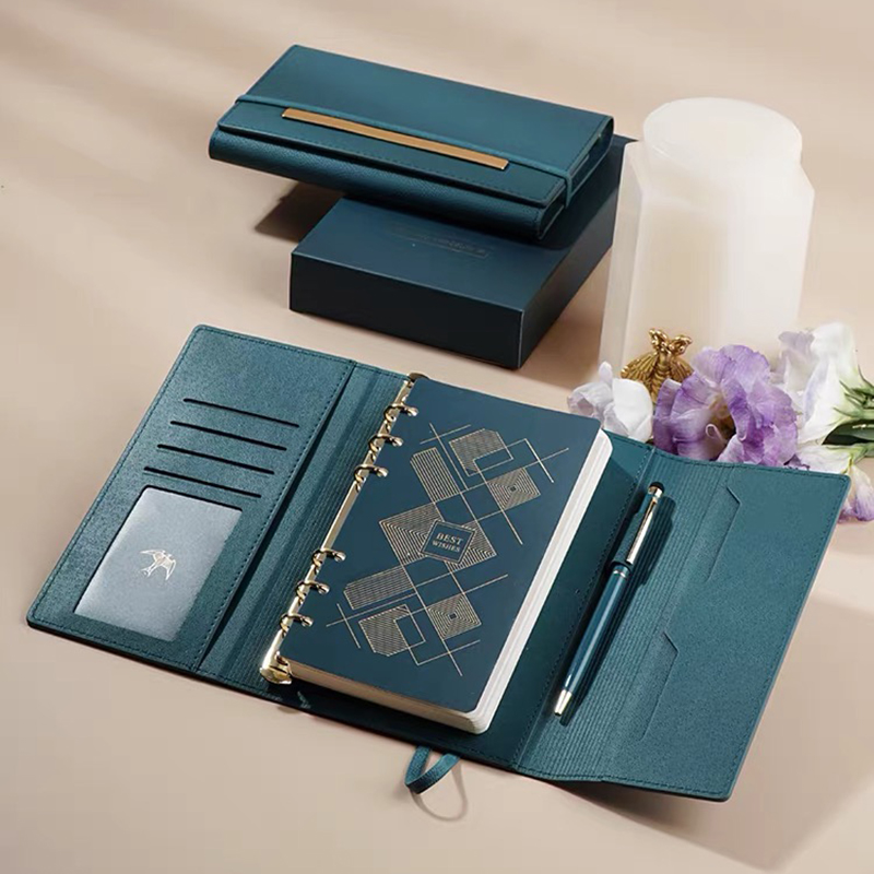 A6 Hardcover Loose-leaf Journa - Journal Leather Hardcover recension och pris